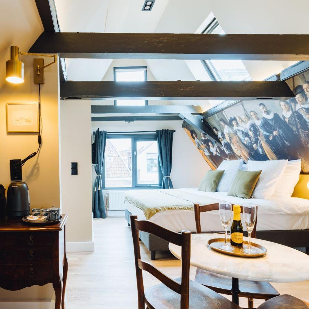 Lok Historics Luxury Art-Inspired Loft In Historic City Centre! Haarlem Eksteriør bilde